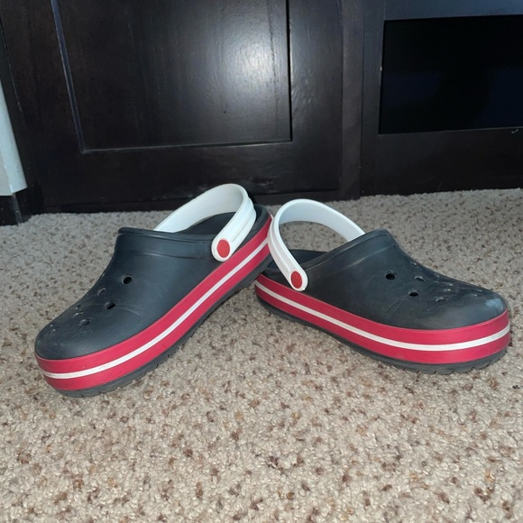 CROCS Shoes - CROCS Black and Red Mules